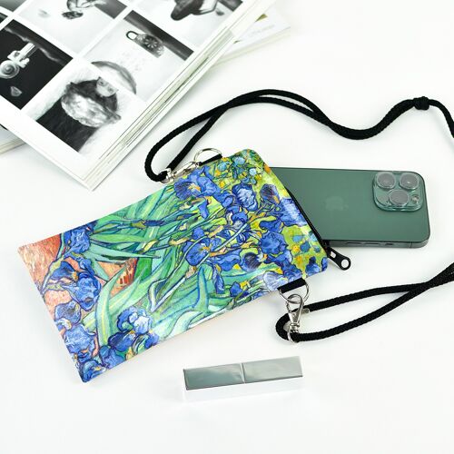 PHONE BAG VINCENT VAN GOGH "IRISES"