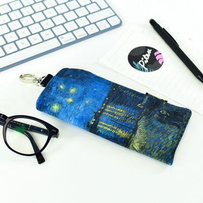 ETUI A LUNETTES VINCENT VAN GOGH "NUIT ETOILEE SUR LE RHONE"