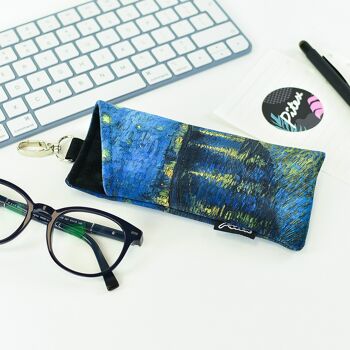 ETUI A LUNETTES VINCENT VAN GOGH "NUIT ETOILEE SUR LE RHONE" 3