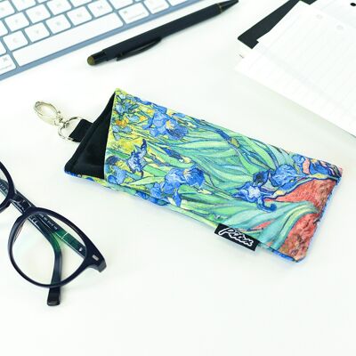 GLASSES CASE VINCENT VAN GOGH "IRISES"