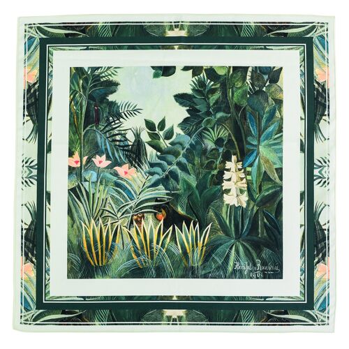 SCARF HENRI ROUSSEAU "EQUATORIAL JUNGLE"