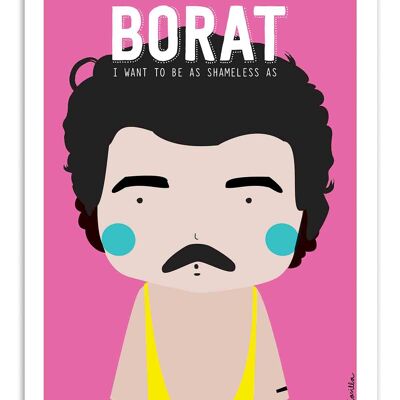 Art-Poster - Borat - Ninasilla W18163B-A3