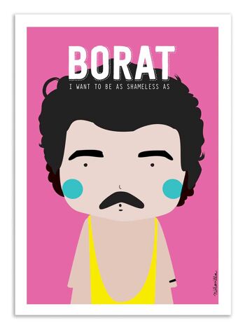 Art-Poster - Borat - Ninasilla W18163B-A3 1