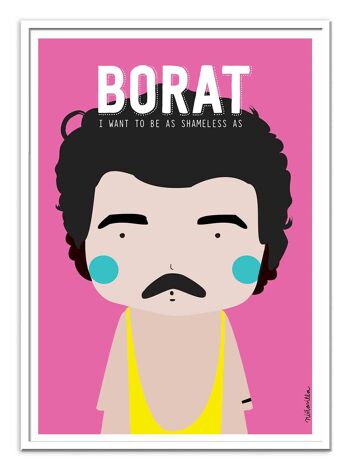 Art-Poster - Borat - Ninasilla W18163B-A3 2