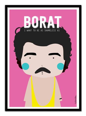 Art-Poster - Borat - Ninasilla W18163B-A3 3