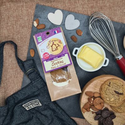 Préparation pour Cookies BIO chocolat noir amandes