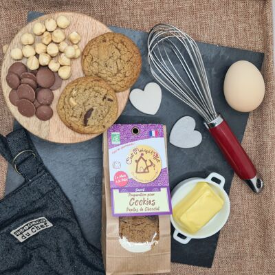 Préparation pour Cookies BIO chocolat lait noisettes
