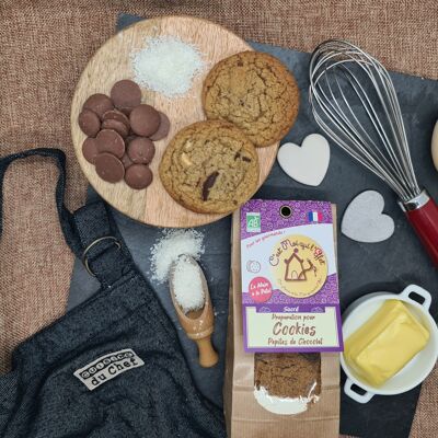 Préparation pour Cookies BIO chocolat lait coco