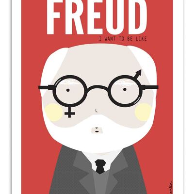 Art-Poster - Freud - Ninasilla W18167B-A3