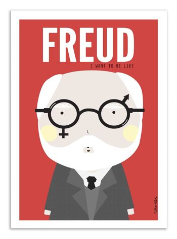 Art-Poster - Freud - Ninasilla W18167B-A3 1