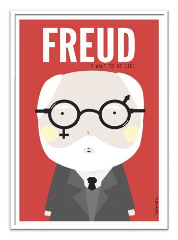 Art-Poster - Freud - Ninasilla W18167B-A3 2