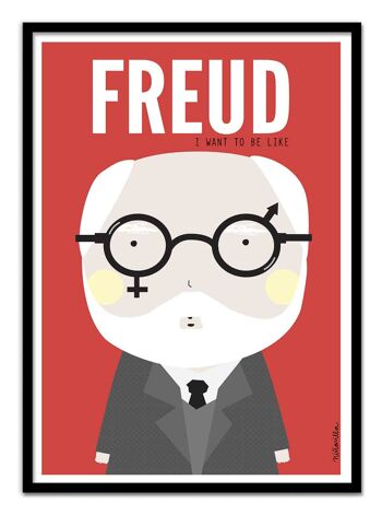 Art-Poster - Freud - Ninasilla W18167B-A3 3