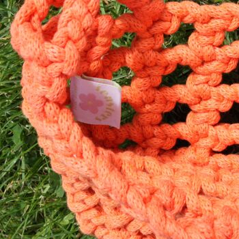 Sac à Main MILEY Crochet : Mandarine 3