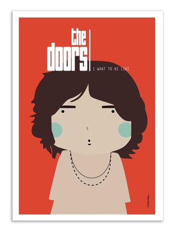 Art-Poster - The Doors - Ninasilla W18168B-A3 1