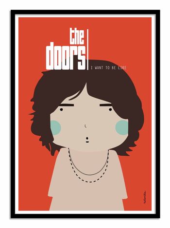 Art-Poster - The Doors - Ninasilla W18168B-A3 3