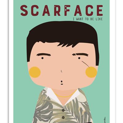 Art-Poster - Scarface - Ninasilla W18171B-A3