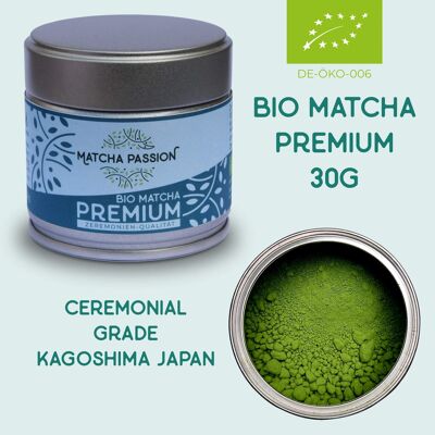 Organic Matcha Premium 30g can