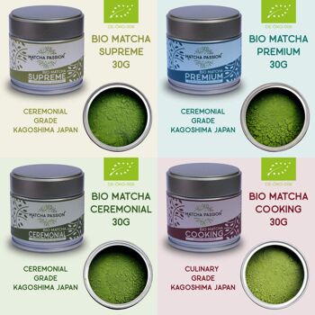 Matcha Cérémonial Bio Boîte 30g 7