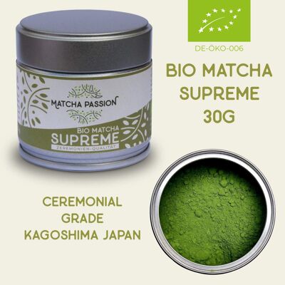 Organic Matcha Supreme 30g can