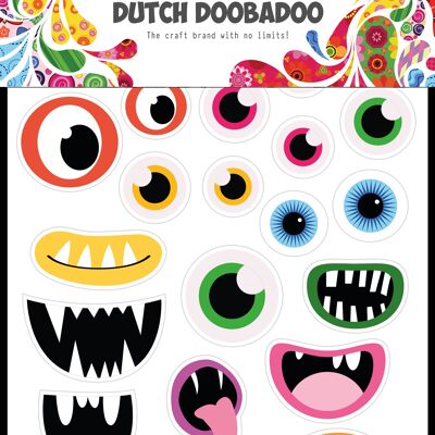 DDBD Dutch Sticker Art A5 Monster