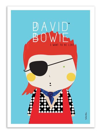 Art-Poster - David Bowie - Ninasilla W18173-A3 1