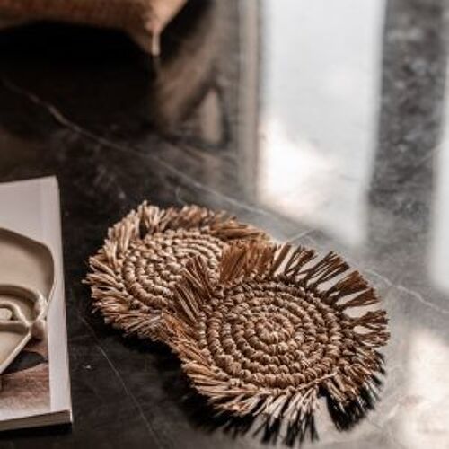 Coaster Raffia naturel NATUREL