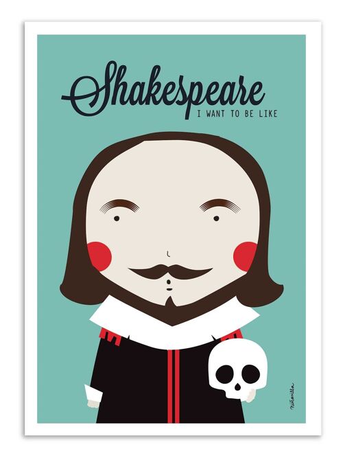 Art-Poster - Shakespeare - Ninasilla W18175-A3