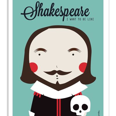 Art-Poster - Shakespeare - Ninasilla W18175-A3