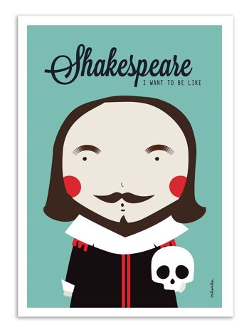 Art-Poster - Shakespeare - Ninasilla W18175-A3 1