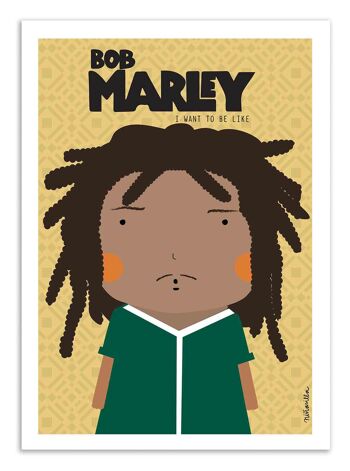 Art-Poster - Bob Marley - Ninasilla-A3 1
