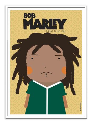 Art-Poster - Bob Marley - Ninasilla-A3 2