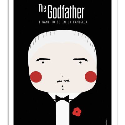 Art-Poster - The Godfather - Ninasilla W18185B-A3