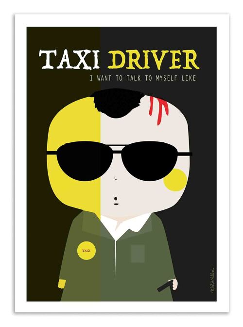 Art-Poster - Taxi Driver - Ninasilla W18189-A3