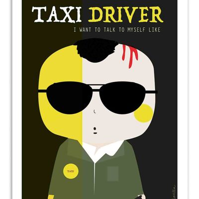 Art-Poster - Taxi Driver - Ninasilla W18189-A3