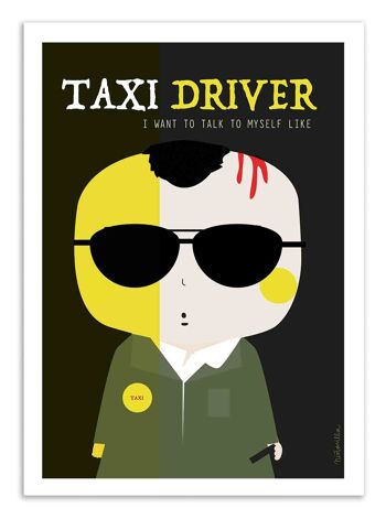 Art-Poster - Taxi Driver - Ninasilla W18189-A3 1