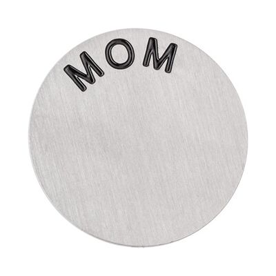 Coin 30mm MOM silberfarben