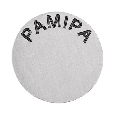 Coin 30mm PAMIPA silberfarben