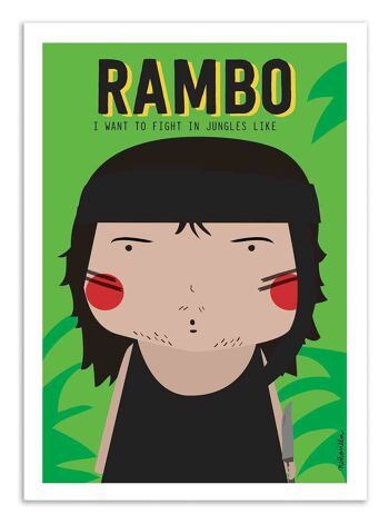 Art-Poster - Rambo - Ninasilla W18193-A3 1