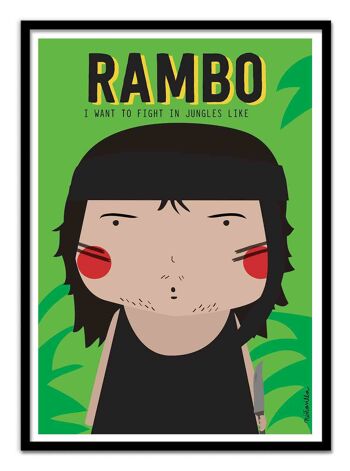 Art-Poster - Rambo - Ninasilla W18193-A3 3