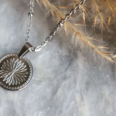 Geboortebloem ketting September - goud