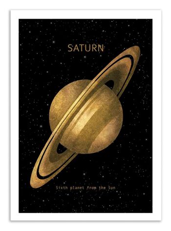 Art-Poster - Saturn - Terry Fan W18232 1