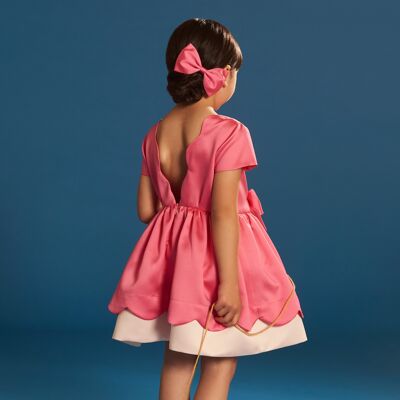 Bow Hairclip - Bright Pink