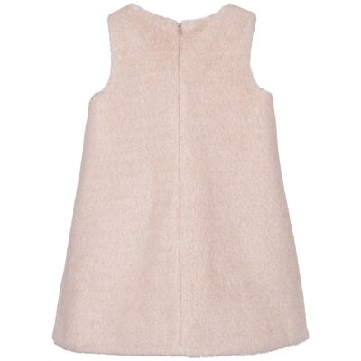 Vestido Teddy Bear Delantal - Biscuit