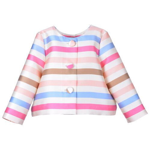 Bow Jacket - Multi Stripe