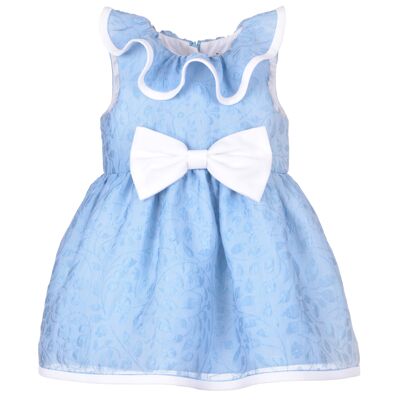 Ruffle Tiered Dress & Bloomers - Cornflower Blue