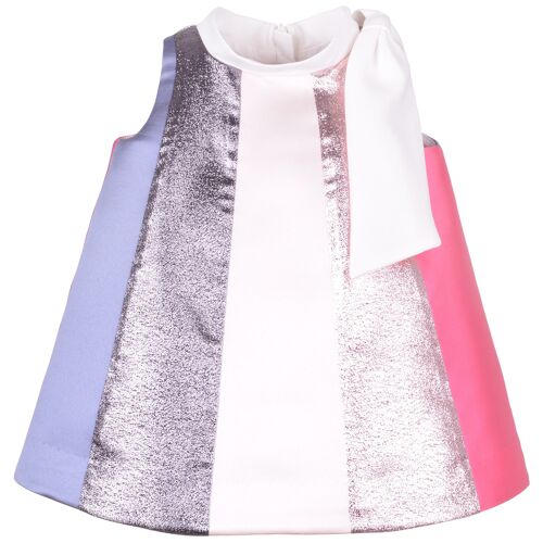 Rainbow Trapeze Dress & Bloomers - Multi