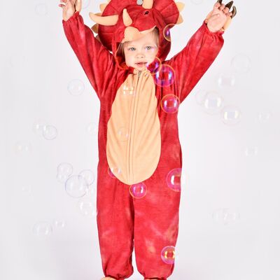 Dinosaur One Piece TRICERATOPS Red (F97505M)