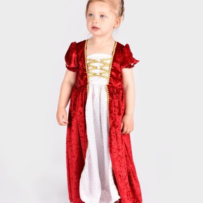 Princess Dress Velvet SAGA Red