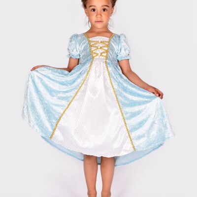 Princess Dress Velvet SAGA Light Blue