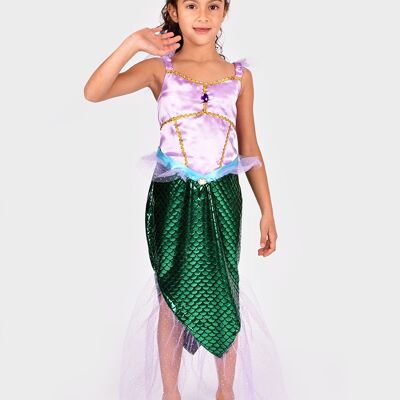 Mermaid Dress LINDA Purple